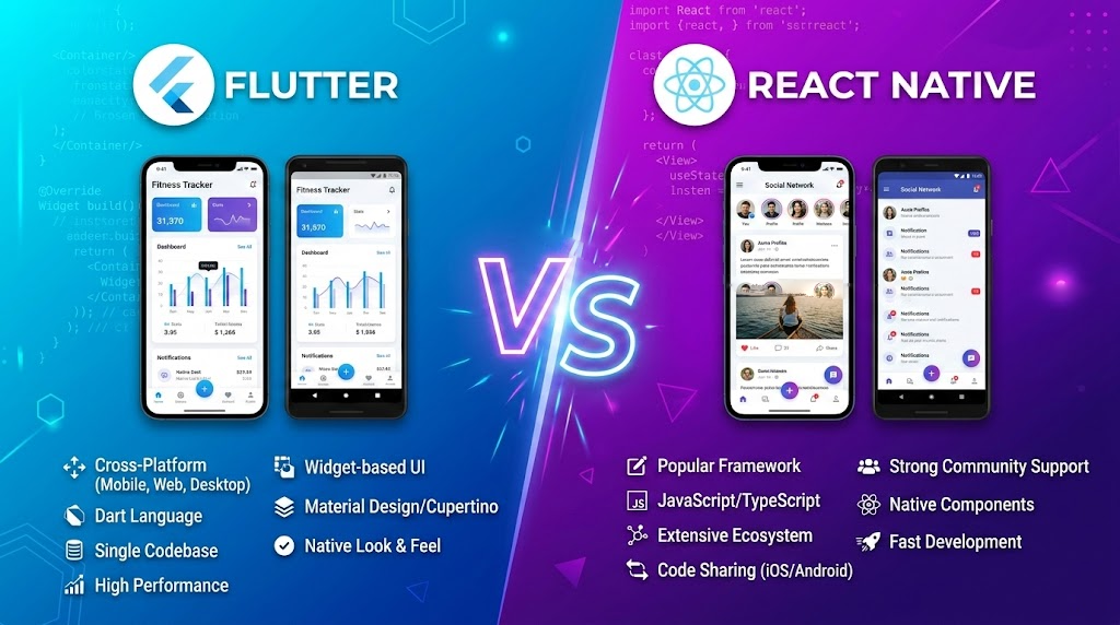 Flutter vs React Native in 2026: Which One Should You Choose for Your App?