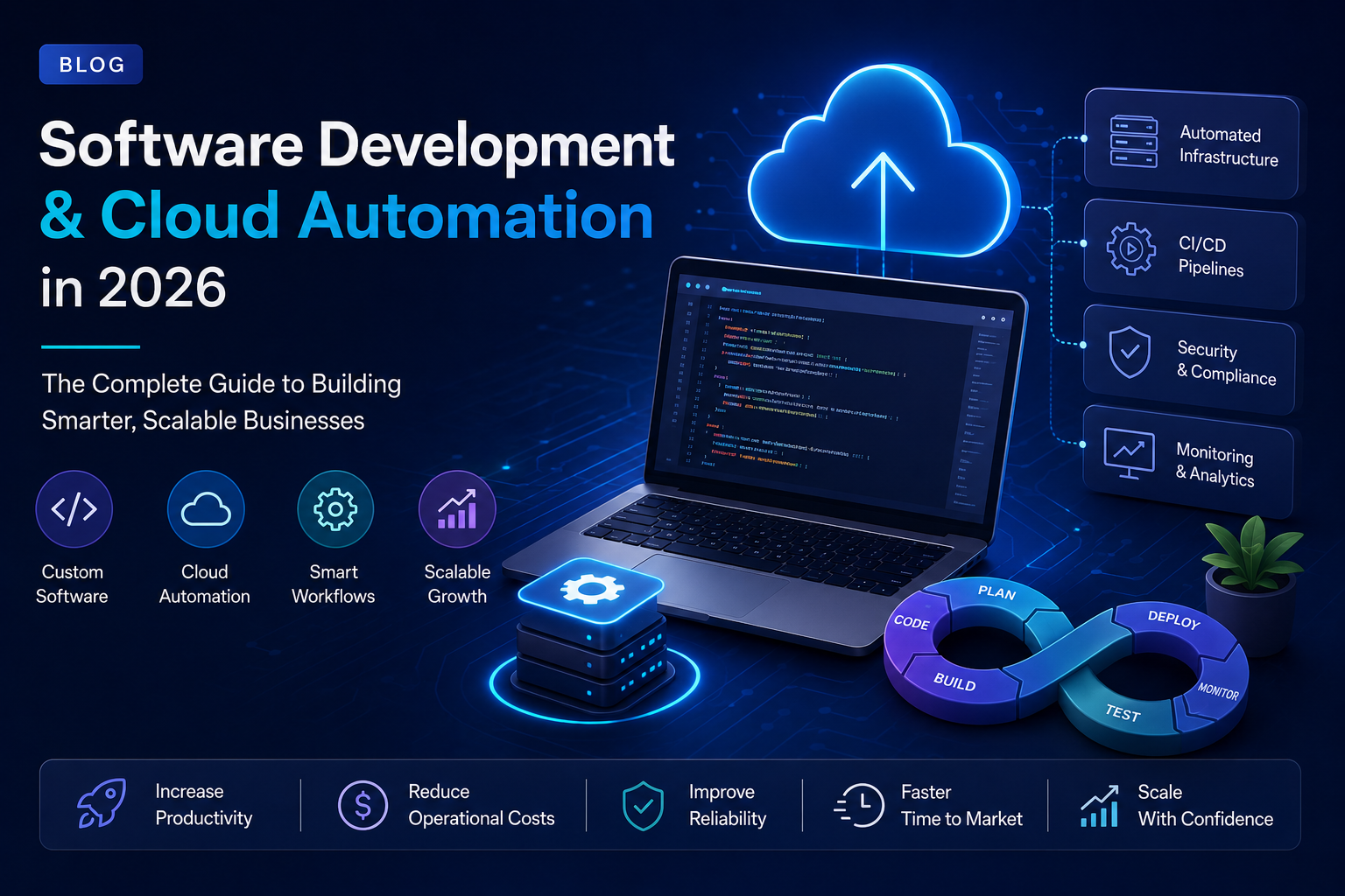 Software Development & Cloud Automation in 2026: The Complete Guide to Building Smarter, Scalable Businesses | Nexuron Technologies